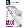 Cellularline Gloss Mag - Galaxy S25 Magnetic case for charging and attaching to the MagSafe charger