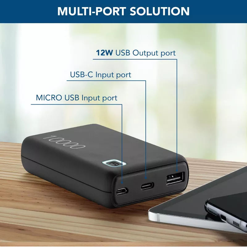 Cellularline ESSENCE TURBO 10000 Portable Charger 10000mAh Power Delivery 20W
