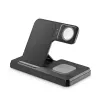 Tech Pop mobile device dock station Smartwatch/Smartphone Black