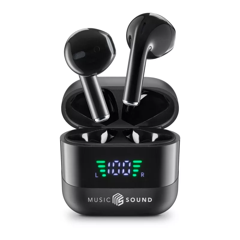Music Sound SPARK Auricolare TWS con Display LED