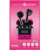 Music Sound SPARK Auricolare TWS con Display LED, True Wireless Stereo (TWS), Calls/Music, 66 g, Headset, Pink