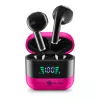 Music Sound SPARK Auricolare TWS con Display LED, True Wireless Stereo (TWS), Calls/Music, 66 g, Headset, Pink