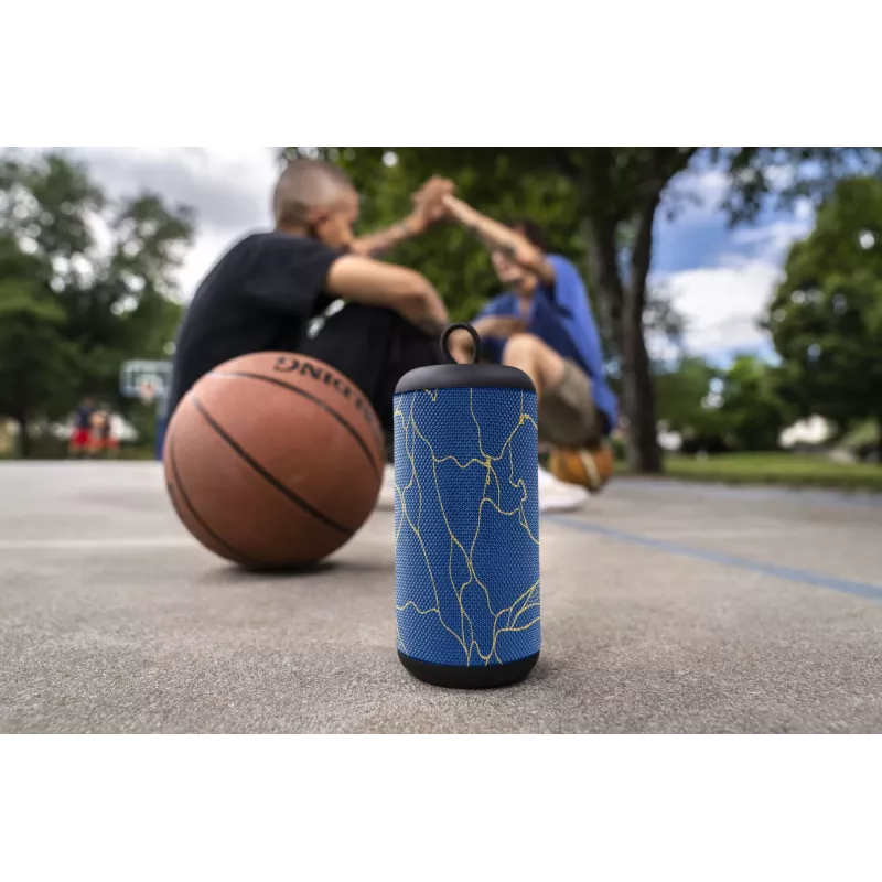 Music Sound Vertical Bluetooth Speaker 5WATT, 5 W, Wireless, 0.15 m, Mono portable speaker, Blue, Cylinder