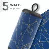 Music Sound Vertical Bluetooth Speaker 5WATT, 5 W, Wireless, 0.15 m, Mono portable speaker, Blue, Cylinder