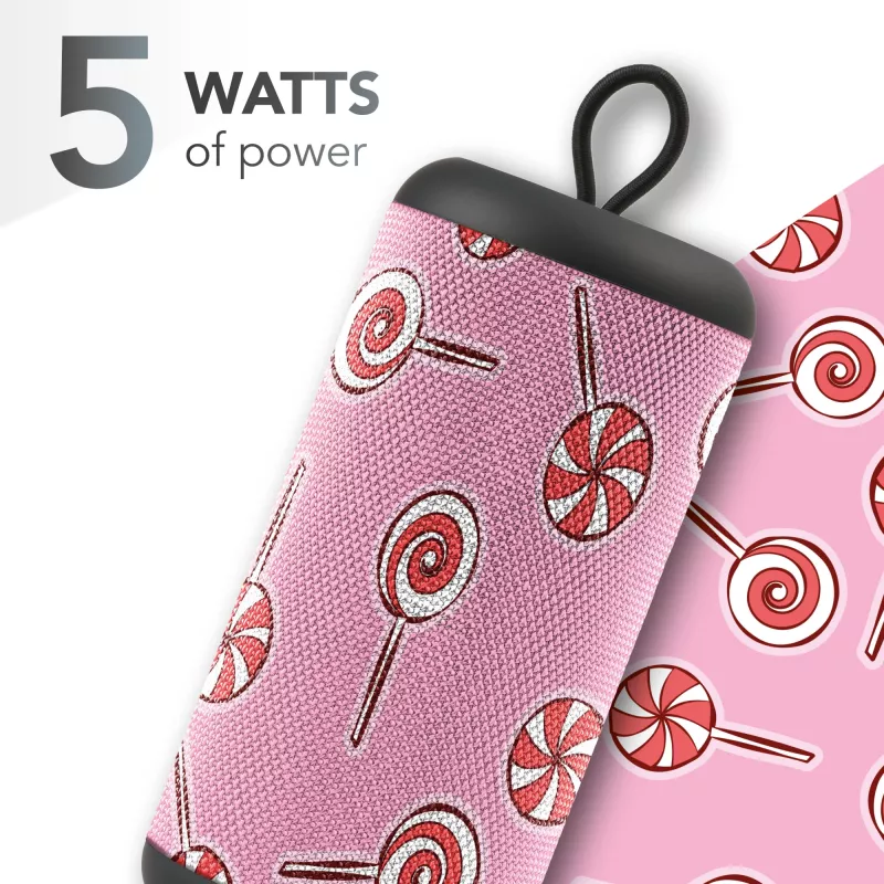 Mono Portable Speaker Music Sound Vertical Speaker Pink