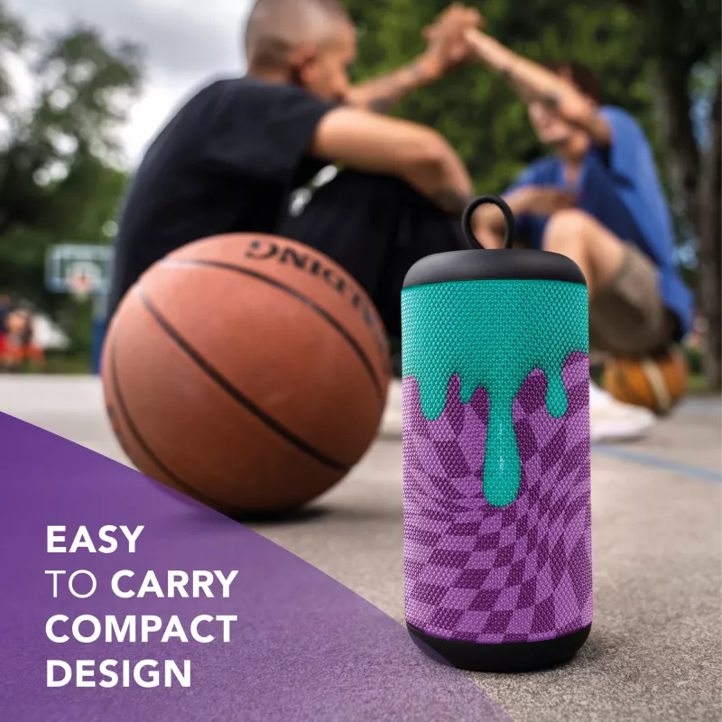 Mono Portable Speaker Music Sound Vertical Speaker Violet