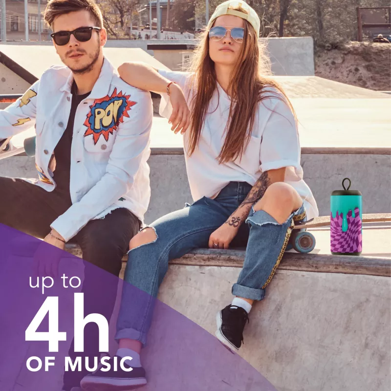 Mono Portable Speaker Music Sound Vertical Speaker Violet