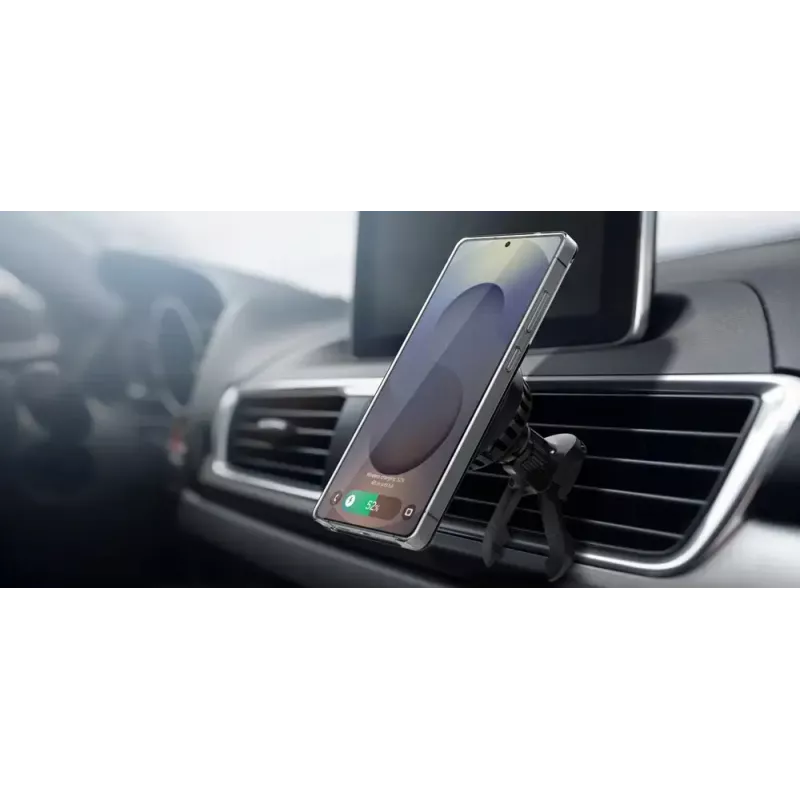 Car magnetic wireless charger Samsung Qi2 GP-PWU025WIBBW — for smartphones (magnet case required), black