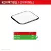 Displex Unbreakable Full Cover Smart Glass Apple Watch 9/8/7 (41mm), 2-Pack, Ultra-Thin, Edge-to-Edge, Eco Mount