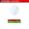 Displex 9H Glass Galaxy Watch 7/6 (40mm), 2-Pack, Ultra-Thin, Borderless, Anti-Smudge, Made in Germany