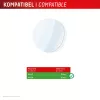 Displex 9H Glass Garmin fenix E/fenix 8 (51mm), 2-Pack, Ultra-Thin, Borderless, Anti-Smudge, Made in Germany