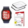 Screen protector Displex Unbreakable Full Cover Smart Glass for Apple Watch Ultra 3/Ultra 2/Ultra (49mm), 2-pack, edge-to-edge, transparent