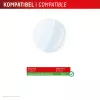 Displex 9H Glass Galaxy Watch 6 Classic (47mm), 2-Pack, Ultra-Thin, Borderless, Anti-Smudge, Made in Germany