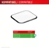 Displex Unbreakable Full Cover Smart Glass Apple Watch SE3/SE2/SE (44mm), 2-Pack, Ultra-Thin, Edge-to-Edge, Eco Mount