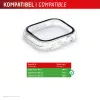 Screen protector PanzerGlass Displex 10H for Apple Watch Ultra 3/Ultra 2/Ultra (49mm) — full-body, IP68, snap-on, transparent