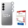 Displex Premium Camera Lens Glass, Samsung Galaxy S25+, 10H, Single Rings, DLC, transparent, Quick Mount