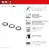 Displex Premium Camera Lens Glass, Samsung Galaxy S25+, 10H, Single Rings, DLC, transparent, Quick Mount