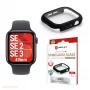 Screen protector PanzerGlass Displex 10H for Apple Watch SE3/SE2/SE (40mm) — Full body, IP68, snap-on, black frosted
