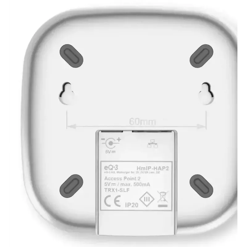 Wireless access point HomeMatic Access Point 2 HmIP-HAP2 white for setting up and controlling HomeMatic IP systems