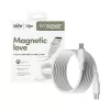PanzerGlass empower™ by ® Magnetic 240W USB-C to USB-C Cable | USB 2.0 | 1.5M | Silver White