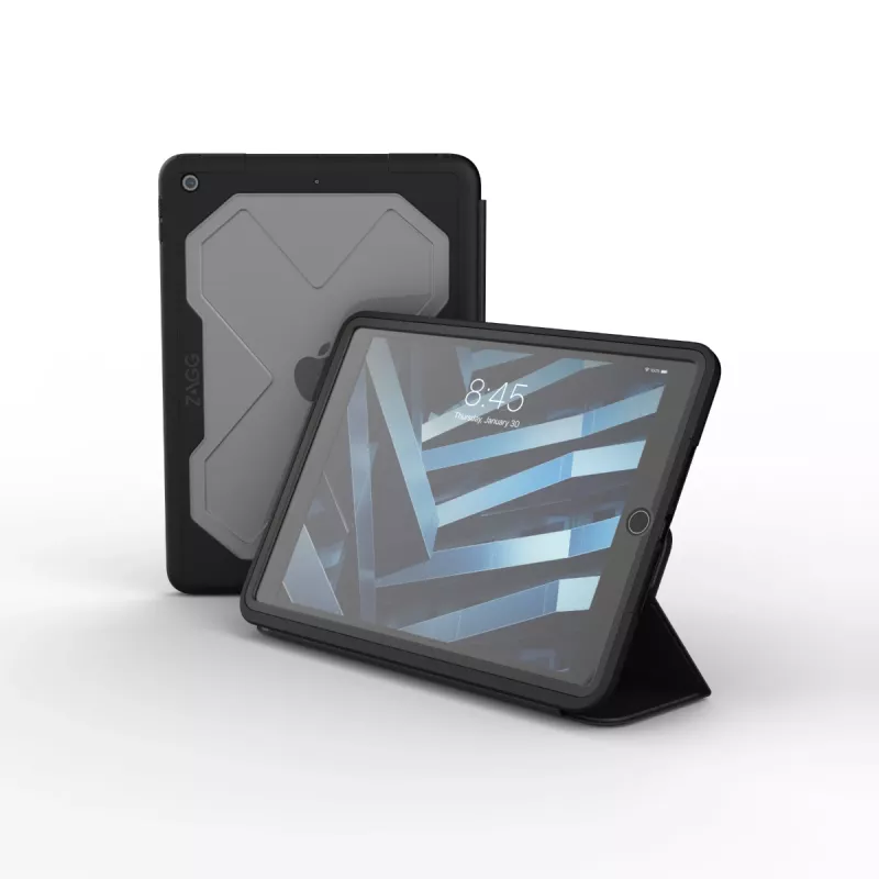 Folio Case ZAGG Rugged Messenger Apple iPad 10.2 25.9 cm Charcoal