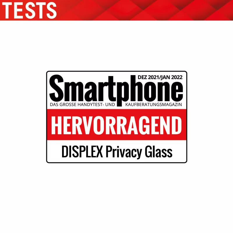 Displex Privacy Full Cover Screen Protector (10H) for Apple iPhone XR/11, Mounting Frame, Privacy Filter, Tempered Glass, scratch resistant protective film, case friendly