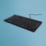 R-Go Tools Ergonomic keyboard R-Go Compact Break, compact keyboard with break software, AZERTY (FR), wired, black