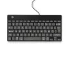 R-Go Tools Ergonomic keyboard R-Go Compact Break, compact keyboard with break software, AZERTY (FR), wired, black