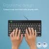 R-Go Tools Ergonomic keyboard R-Go Compact Break, compact keyboard with break software, AZERTY (FR), wired, black
