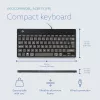 R-Go Tools Ergonomic keyboard R-Go Compact Break, compact keyboard with break software, AZERTY (FR), wired, black