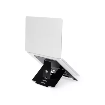 R-Go Tools Laptop stand R-Go Riser Flexible, adjustable folding laptop riser, ergonomic, Hylite aluminum, black