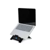 R-Go Tools Laptop stand R-Go Riser Flexible, adjustable folding laptop riser, ergonomic, Hylite aluminum, black