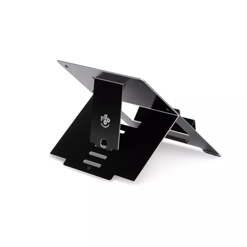 R-Go Tools Laptop stand R-Go Riser Flexible, adjustable folding laptop riser, ergonomic, Hylite aluminum, black