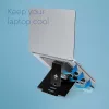 R-Go Tools Laptop stand R-Go Riser Flexible, adjustable folding laptop riser, ergonomic, Hylite aluminum, black