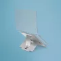 R-Go Tools Laptop stand R-Go Riser Flexible, adjustable folding laptop riser, ergonomic, Hylite aluminum, silver