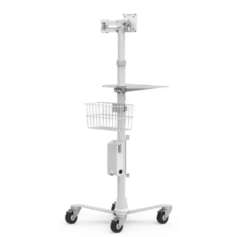 Rolling Stand Basket Compulocks RF02BKTW White