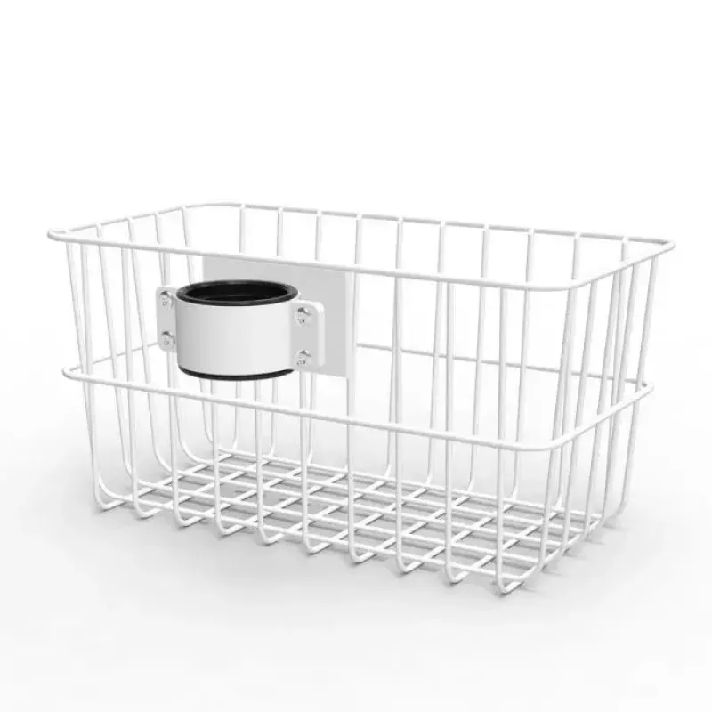 Rolling Stand Basket Compulocks RF02BKTW White