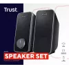 Trust 20179 loudspeaker Black Wired 14 W