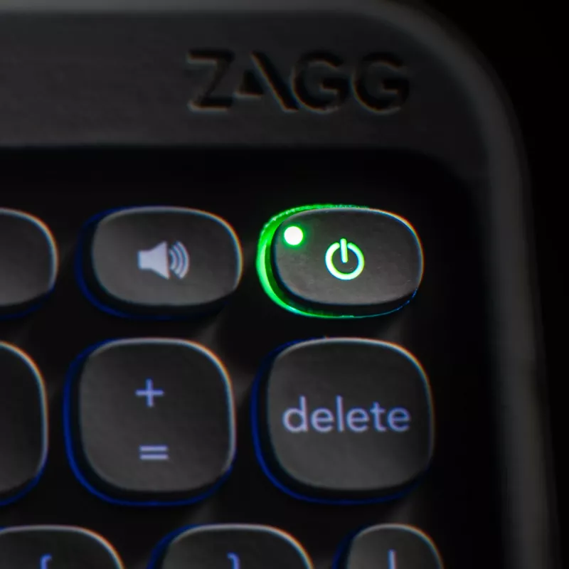 ZAGG Keyboard Pro Keys with Trackpad-Apple-iPad 10.2-Black/Gray-German