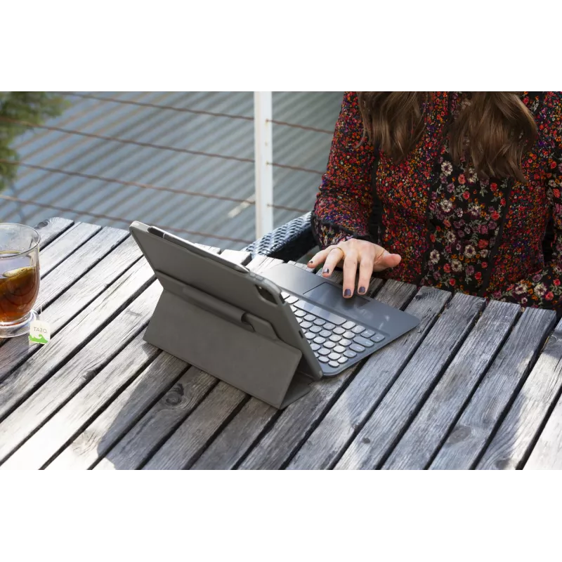ZAGG Keyboard Pro Keys with Trackpad-Apple-iPad 10.2-Black/Gray-German