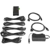 StarTech.com 4 Port USB C Hub 10Gbps - Metal Industrial USB-C Hub - 2x USB-C & 2x USB-A - ESD Surge Protection - USB-C or USB-A Host - Self-Powered Mountable USB 3.2 Gen 2 Type-C Hub