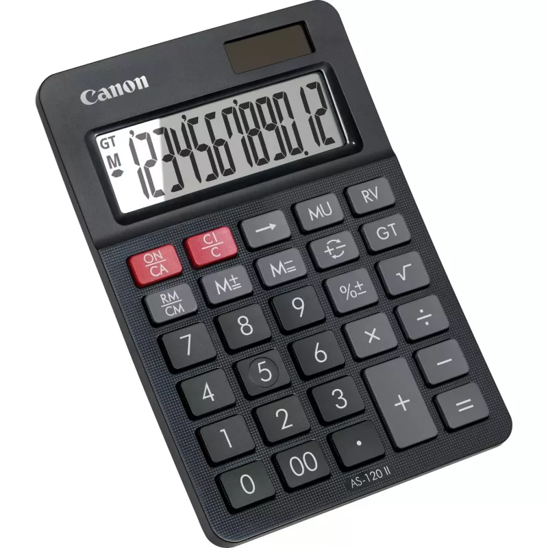 Calculator Desktop Canon AS-120 II 12 Digits Black