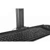 StarTech.com Mobile Workstation Cart with Monitor Mount, CPU/PC Holder, Keyboard Tray - Ergonomic Height Adjustable Desktop Computer Cart - Rolling Mobile Standing Workstation on Wheels