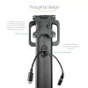StarTech.com Mobile Workstation Cart with Monitor Mount, CPU/PC Holder, Keyboard Tray - Ergonomic Height Adjustable Desktop Computer Cart - Rolling Mobile Standing Workstation on Wheels