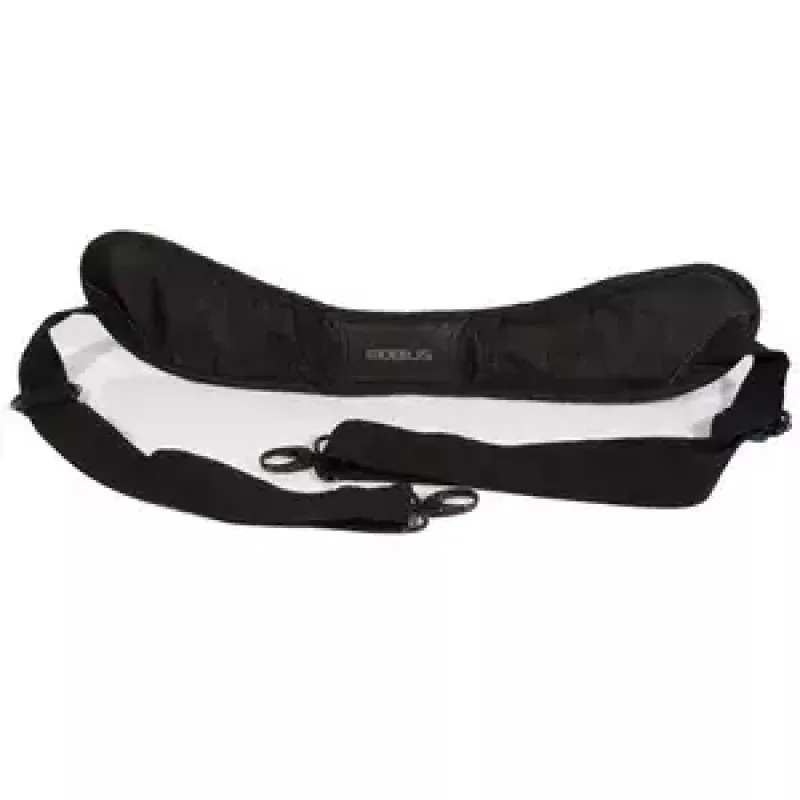 Shoulder Strap Mobilis ERGONOMIC SHOULDER STRAP Laptop Black Carabiner