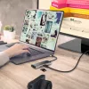 j5create JCD393 4K60 Elite USB-C® 10Gbps Mini Dock, Space Grey