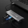 j5create JCD393 4K60 Elite USB-C® 10Gbps Mini Dock, Space Grey