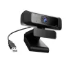 j5create JVCU100 USB™ HD Webcam with 360° Rotation, 1080p Video Capture Resolution, Black