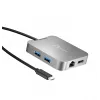 j5create JCD391 4K60 Elite USB-C® PD Multi-Port Adapter, Silver