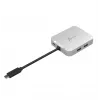 j5create JCD391 4K60 Elite USB-C® PD Multi-Port Adapter, Silver